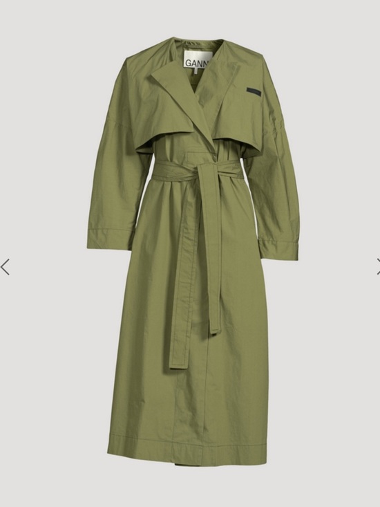 Ganni Jackets & Blazers - GANNI Canvas Trench Coat